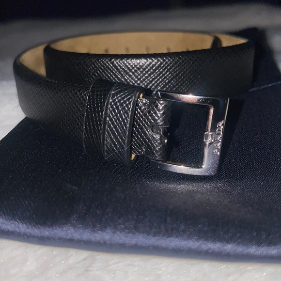 NIB Prada Centurion AMEX Black
Leather Bracelet - Picture 2 of 7